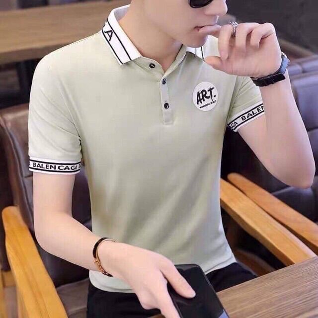 [HCM]ÁO THUN NAM CỔ BẺ HT 113