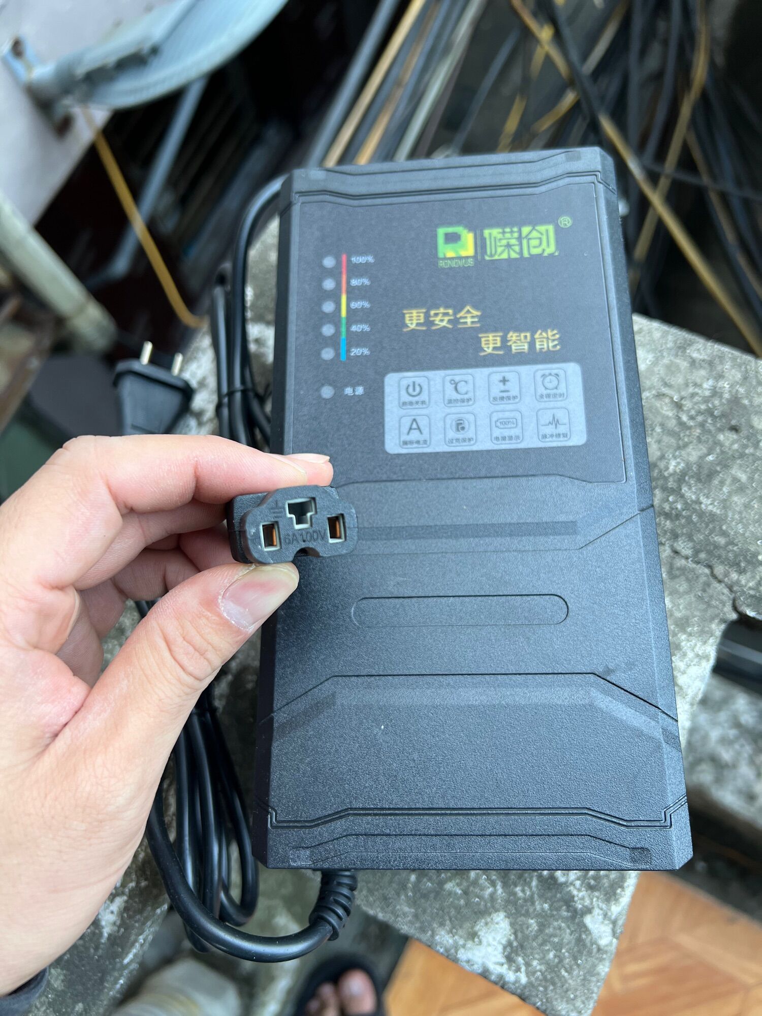 Sạc xe điện 72v 40ah (xe dùng 6 bình acquy 12v dưới 40ah)
