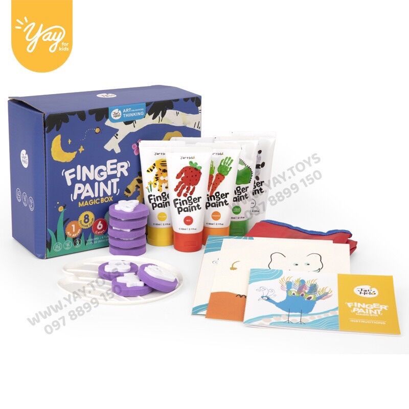 Màu vẽ tay an toàn cho bé Finger Paint