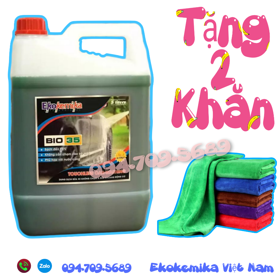 DUNG DỊCH RỬA VỎ XE KHÔNG CHẠM BIO 35 - 5L