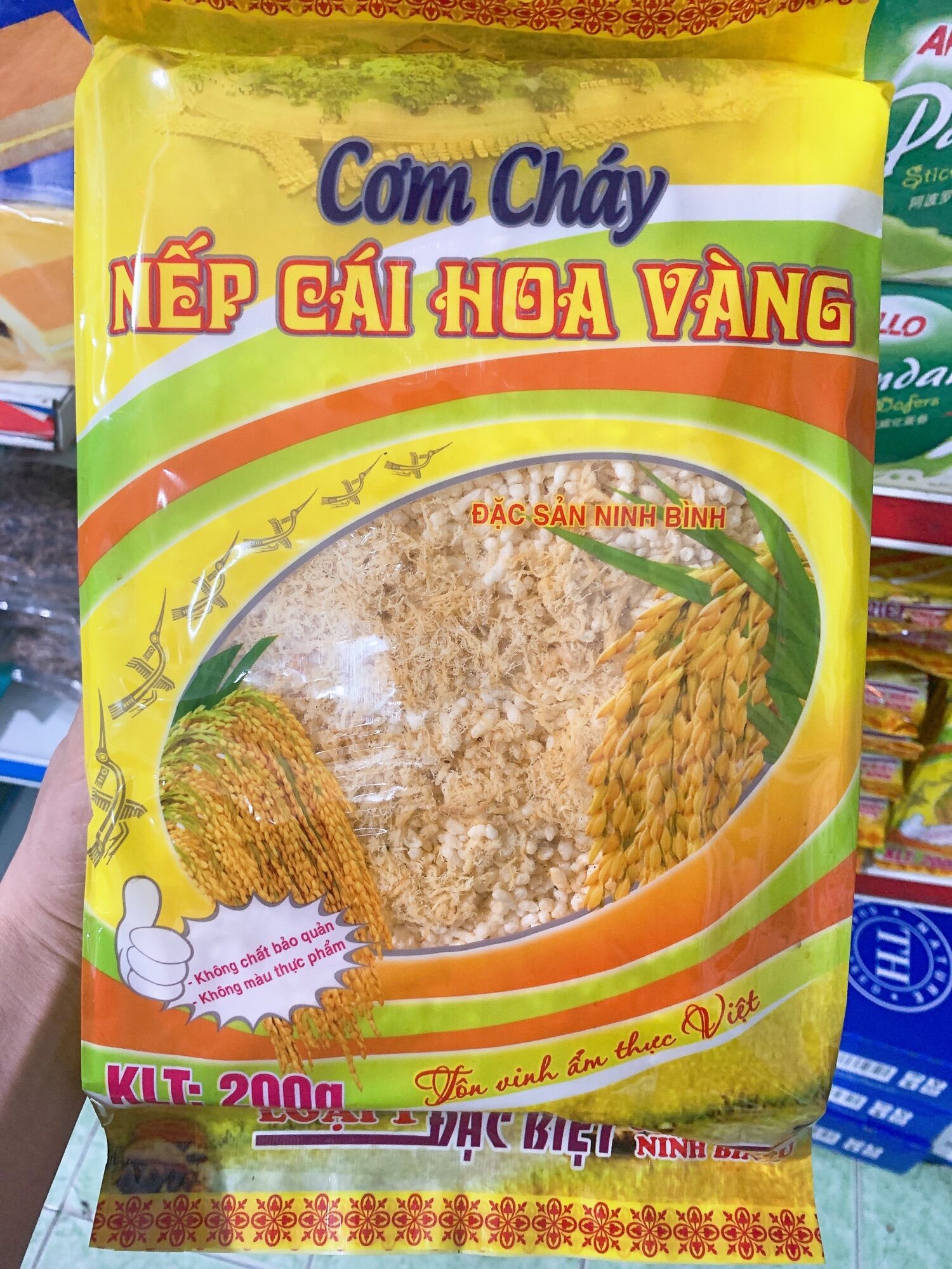 Cơm cháy Đại An siêu ngon, Đặc sản cơm cháy Ruốc Ninh Bình