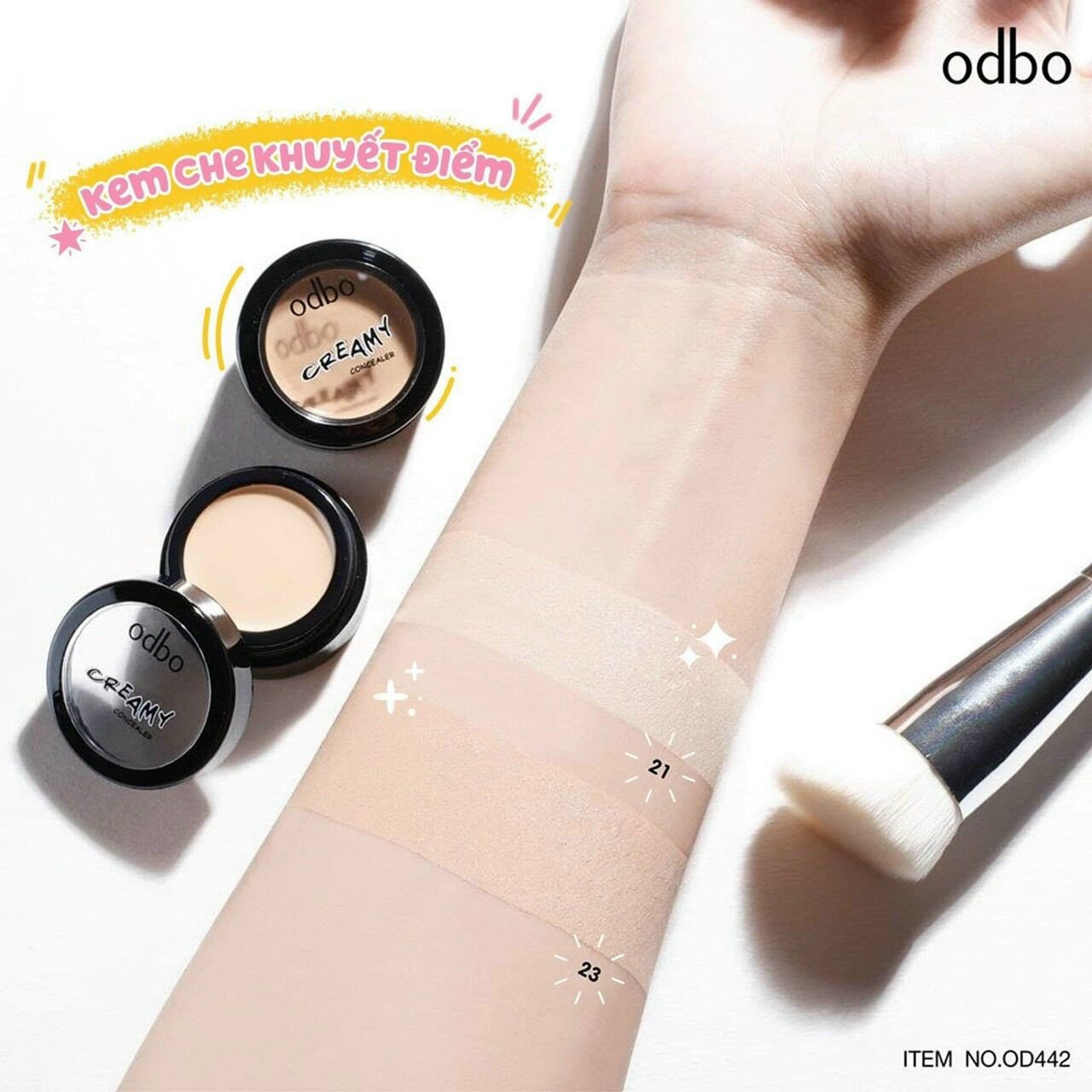 Kem che khuyết điểm CREAMY Odbo Thái siêu đỉnh