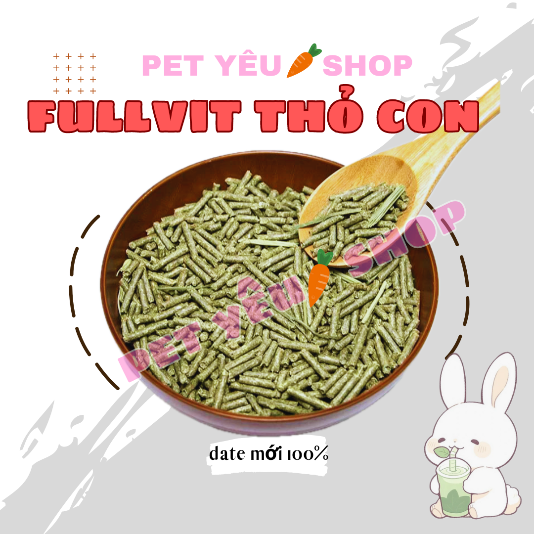 [HCM]thức ăn cho thỏ FULLVIT (500gr)