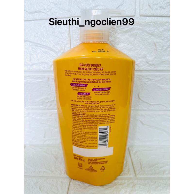 Dầu Gội Sunsilk 650g - 900g
