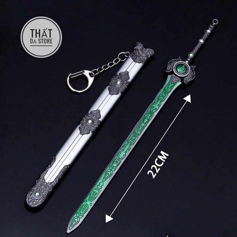 Mô hình Nhật Nguyệt Kiếm 22cm.