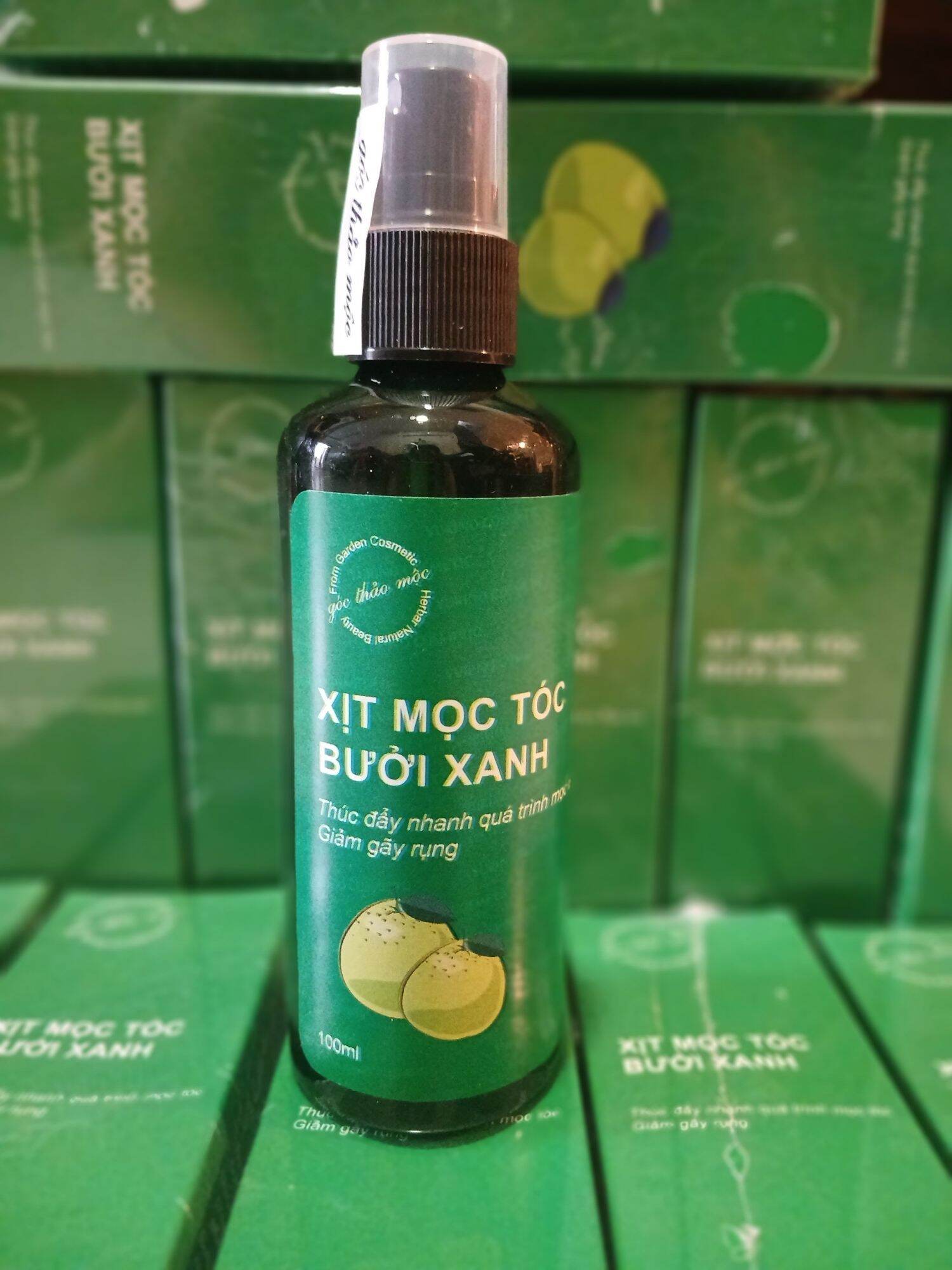 Xịt bưởi xanh kích mọc tóc, dưỡng tóc 100ml