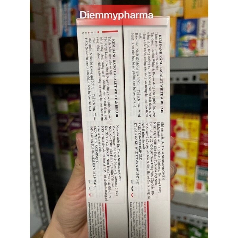 Lacalut white kem đánh răng giúp trắng răng chắc khoẻ