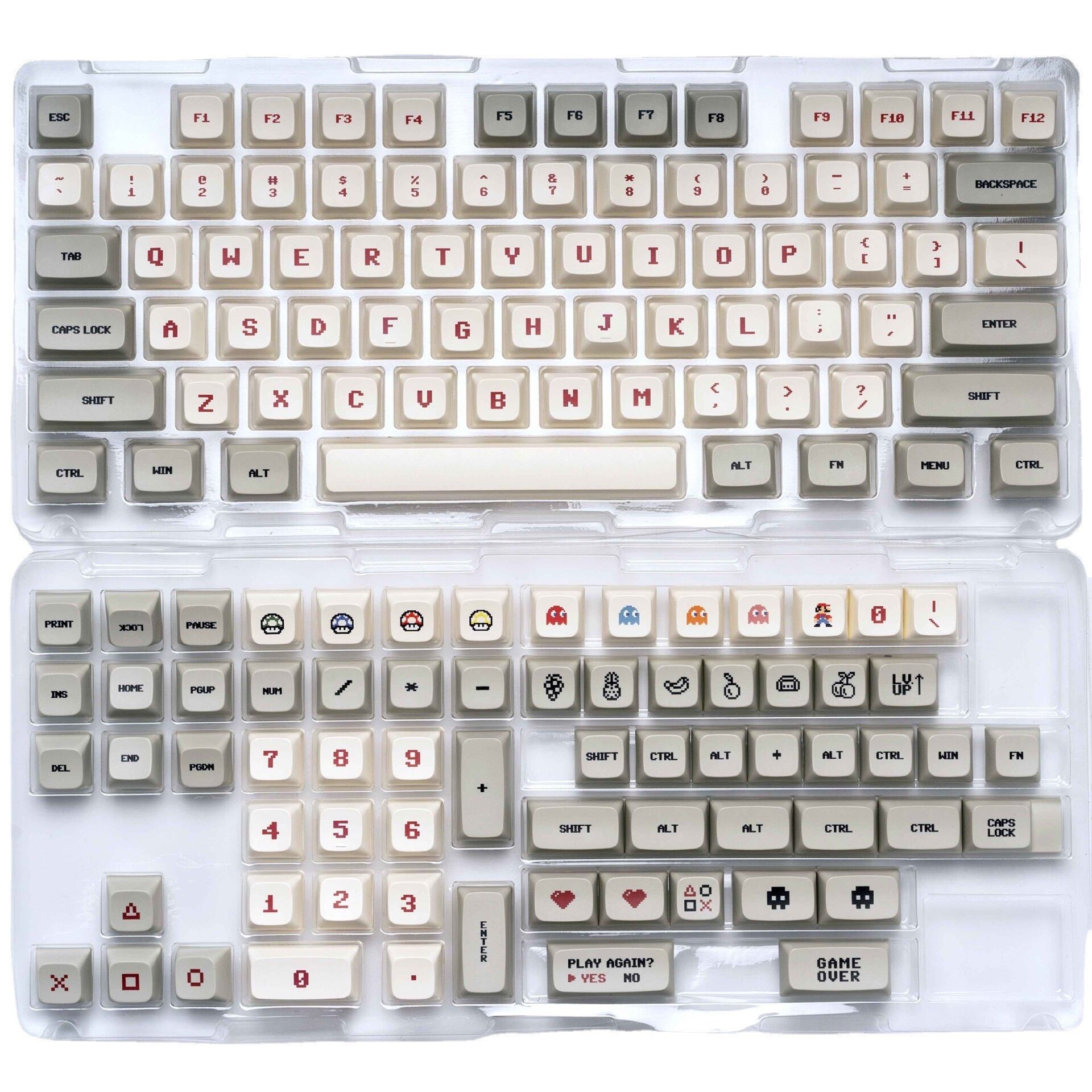 Keycap Mario retro profile xda cho bàn phím cơ