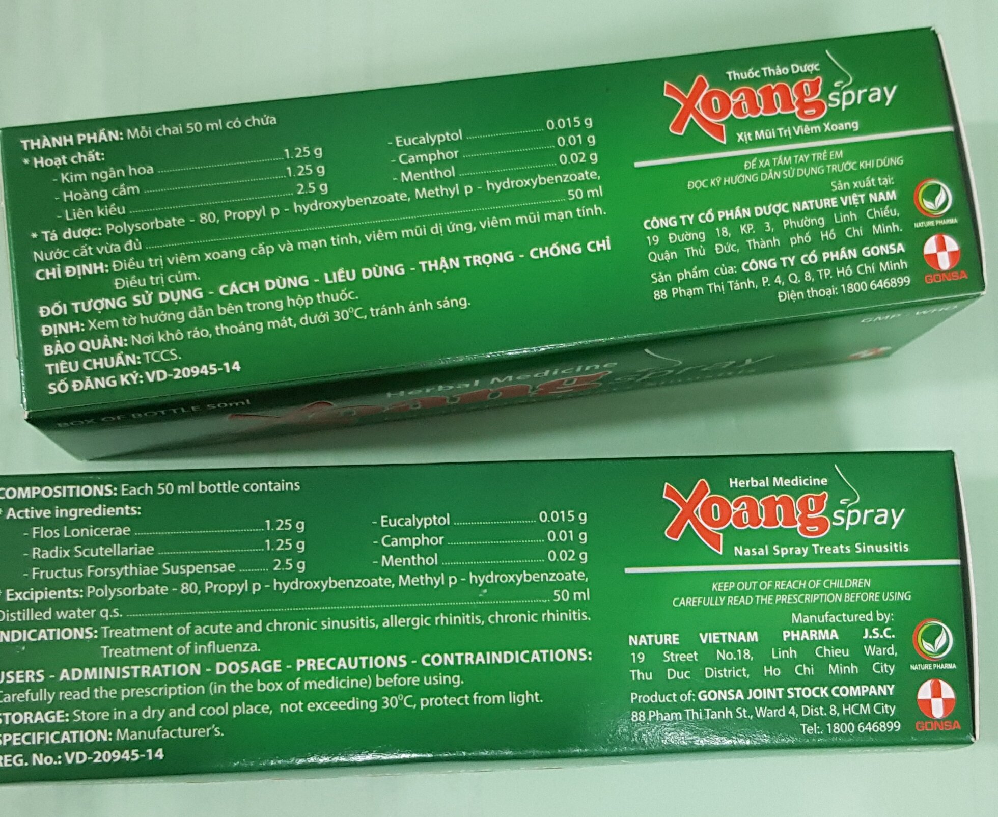 XOANG PRAY Xịt Mũi Viêm Xoang