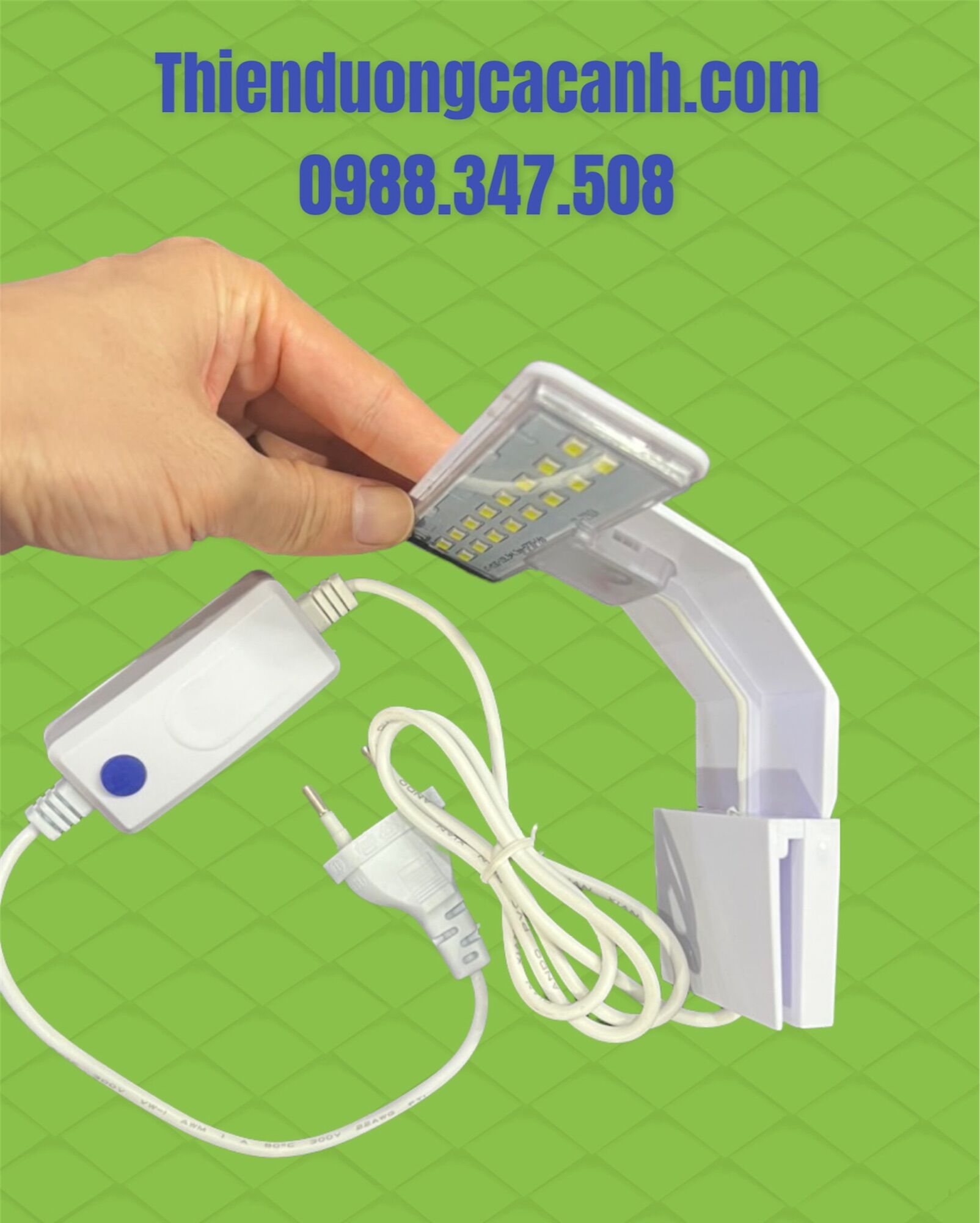 Đèn Led Kẹp Thành Hồ Cá Thuỷ Sinh M-180