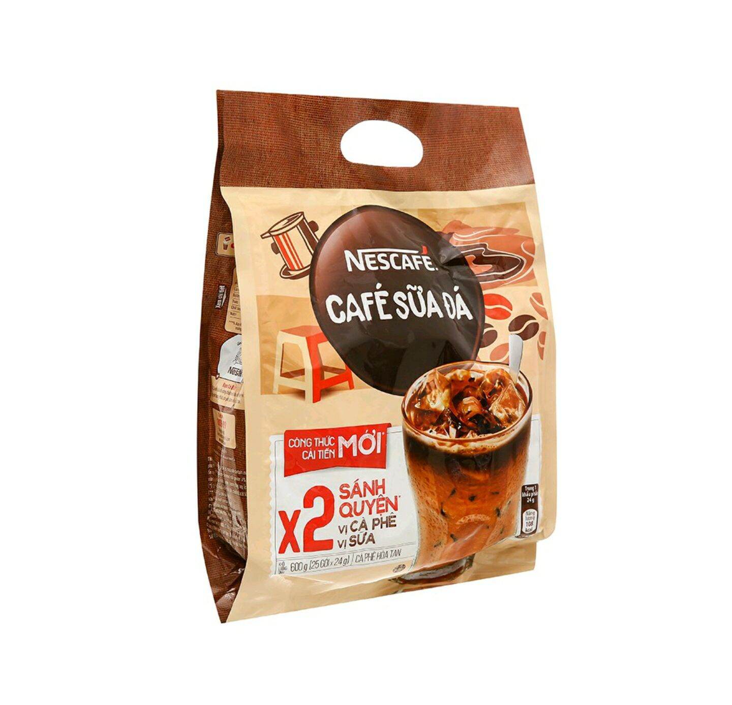 Cà phê sữa đá NesCafé nhân đôi sánh quyện 600g