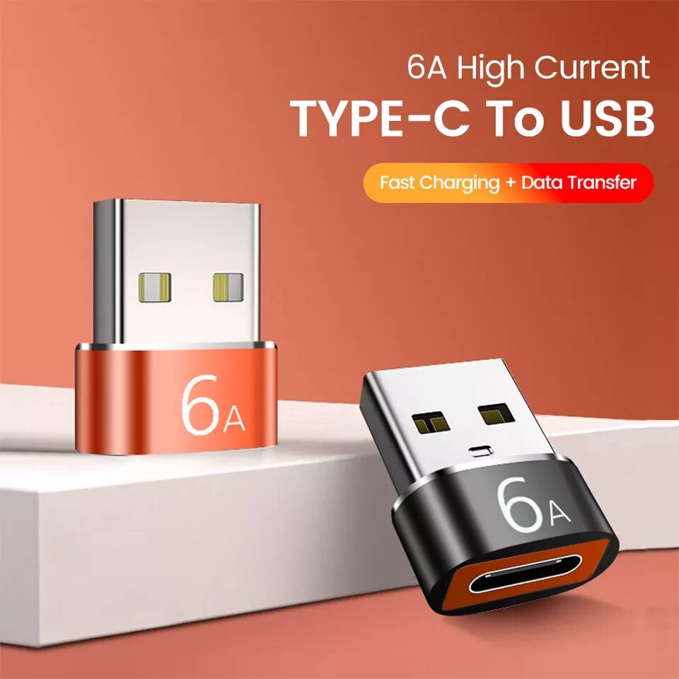 Head OTG adapter, USB to Type C, data transmission, charging high speed