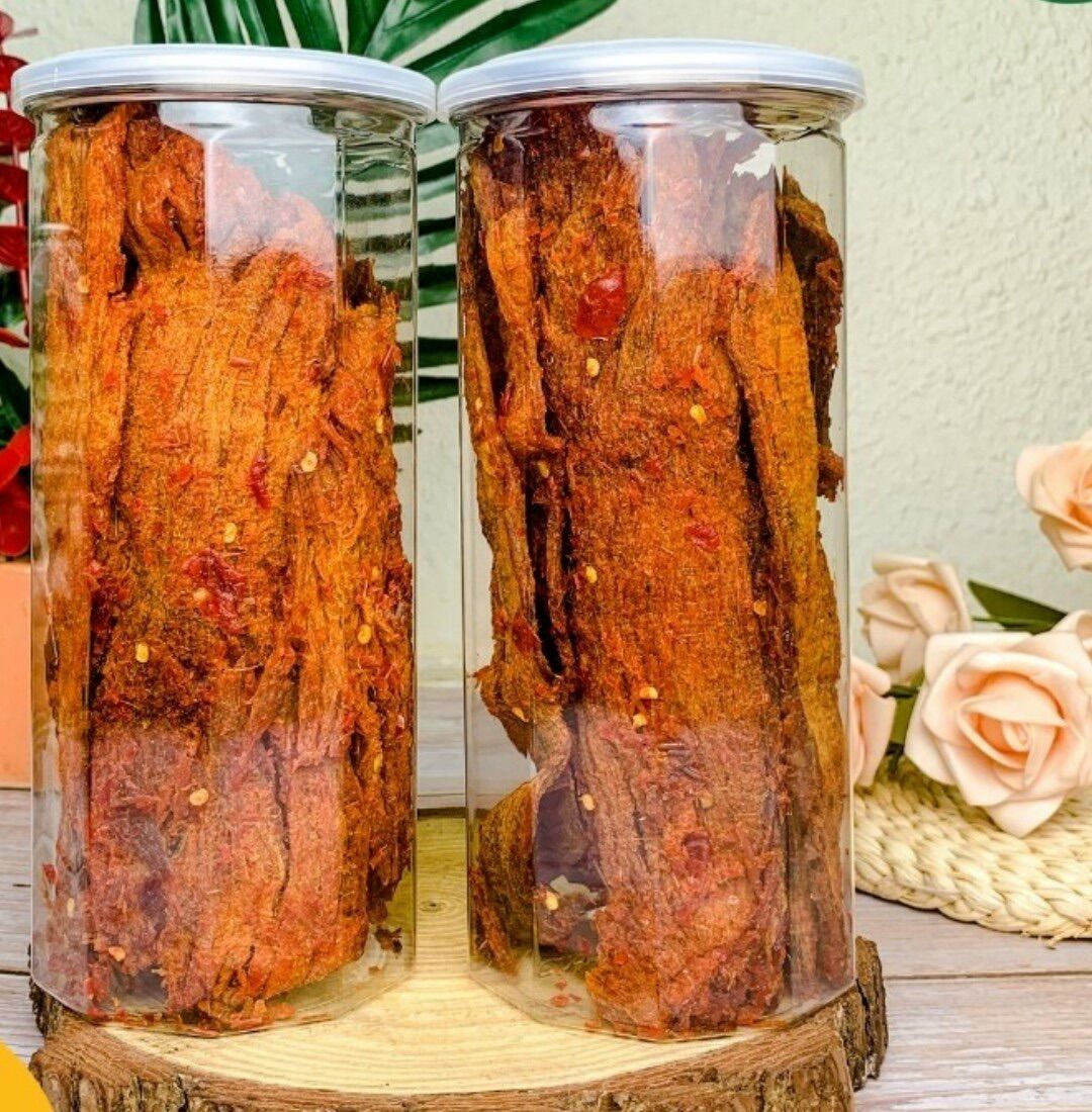 Hộp 250g khô bò miếng cay cay