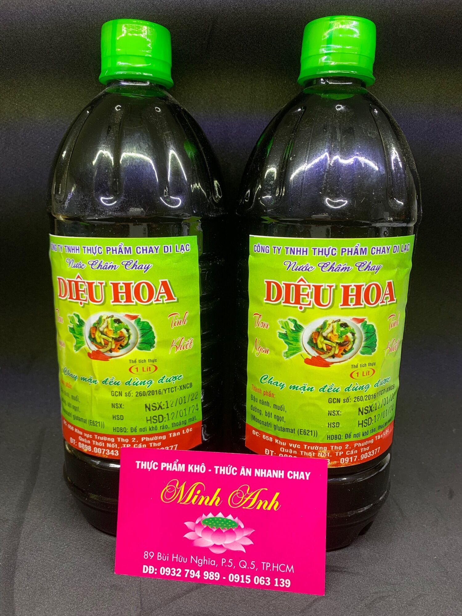 Nước Mắm Chay Diệu Hoa (1lít )