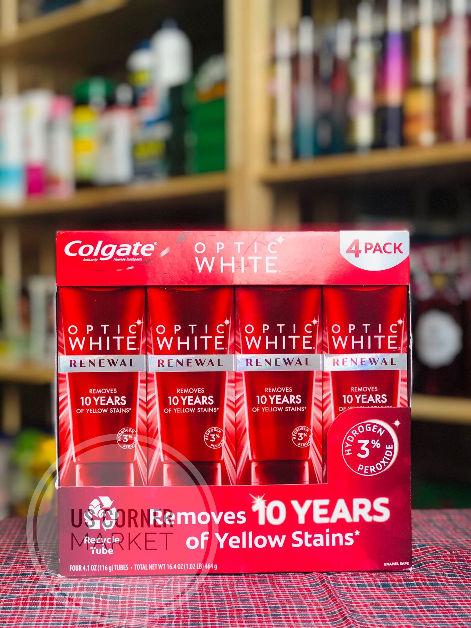 Kem đánh răng Colgate Optic White Renewal - Hàng Mới
