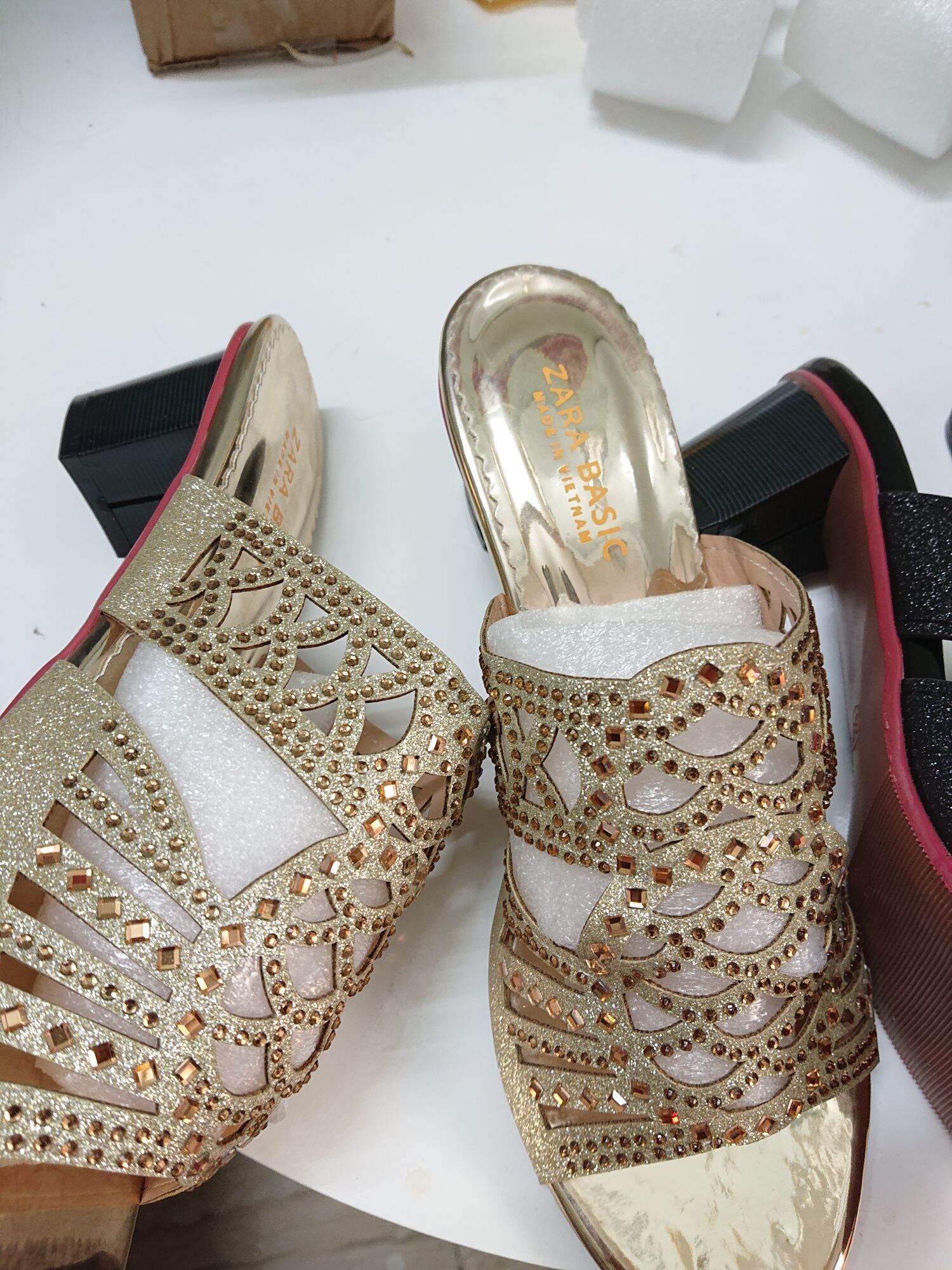 Dép guốc số lớn big size 38-43 gót 5p