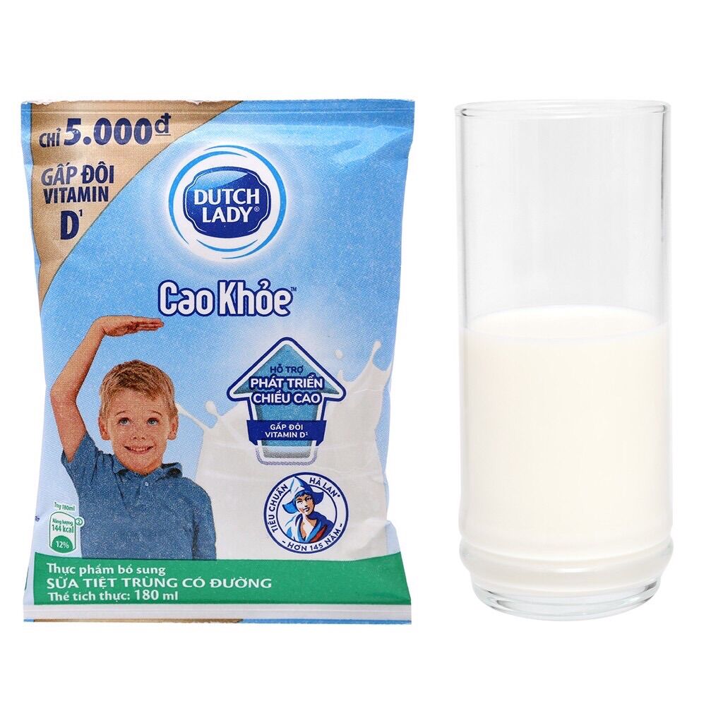 [HCM]Thùng 24 bịch sữa nước cao khoẻ 180ml