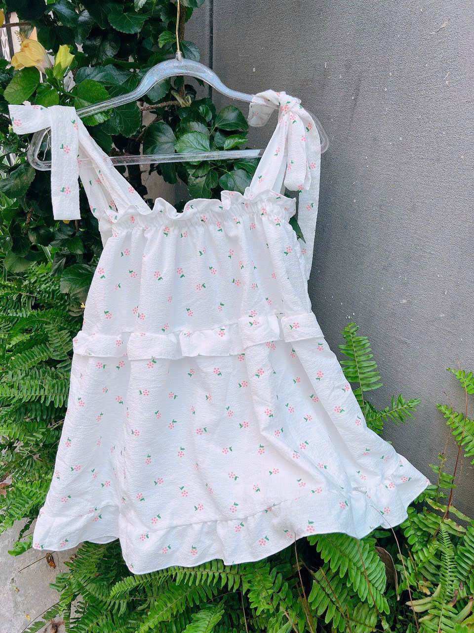 Áo Hai Dây Tầng Cột Dây Bèo