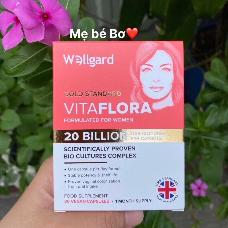 Men Vitaflora Wellgard Uk Anh Quốc 30viên cho chị em phụ nữ