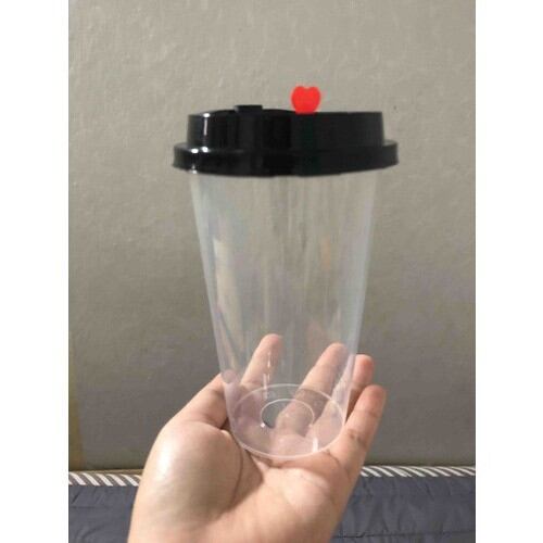 combo 50c Ly tim 700ml ,500ml kèm nắp
