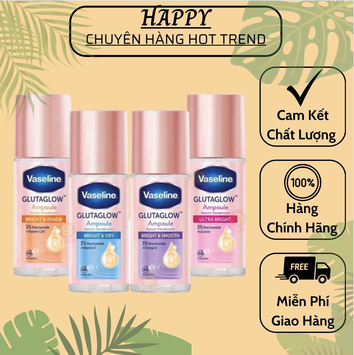 Lăn Nách Vaseline Thái Lan