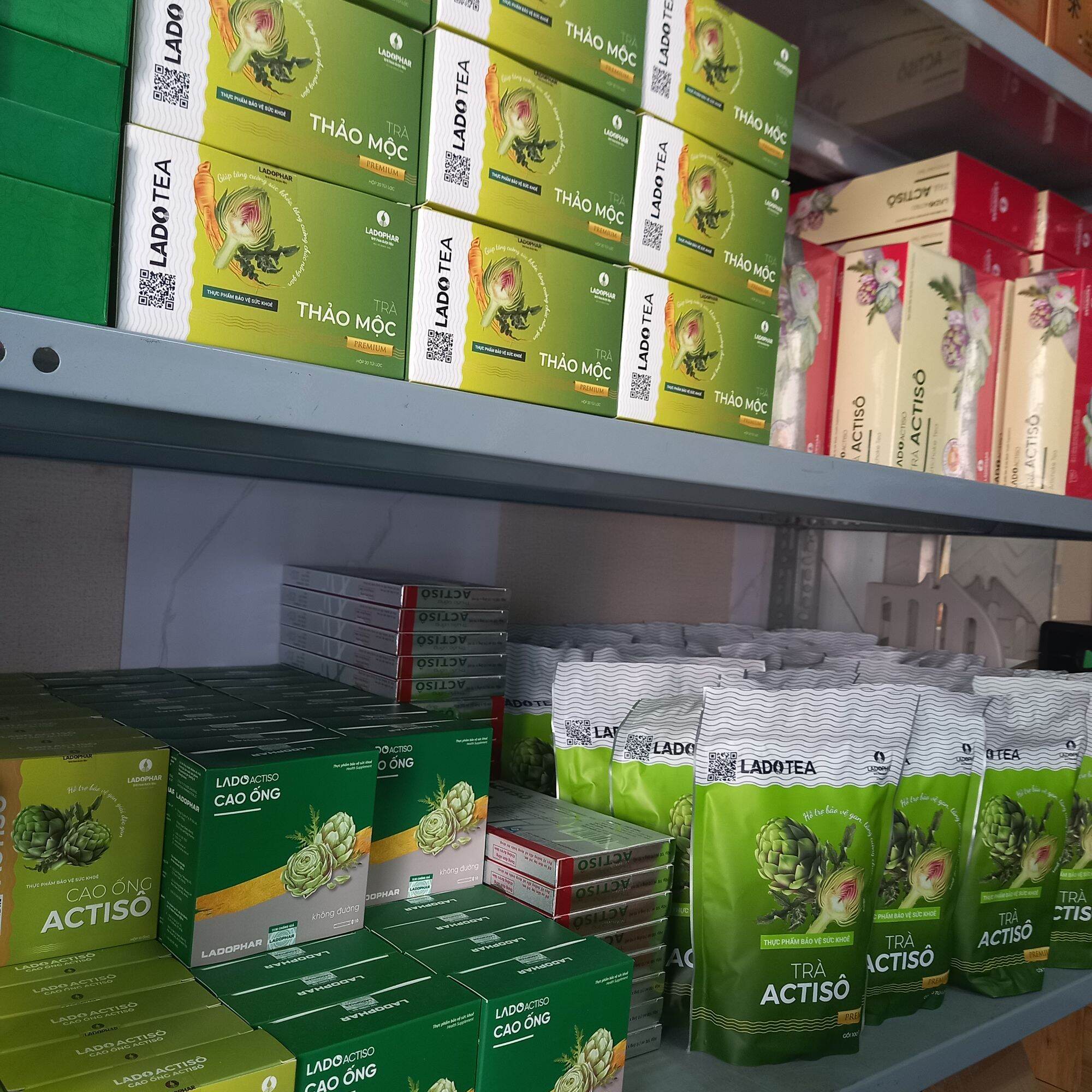 Trà Atiso Ladophar 100 túi lọc ( Bộ 2 gói ) - Actiso Đà Lạt Maximas