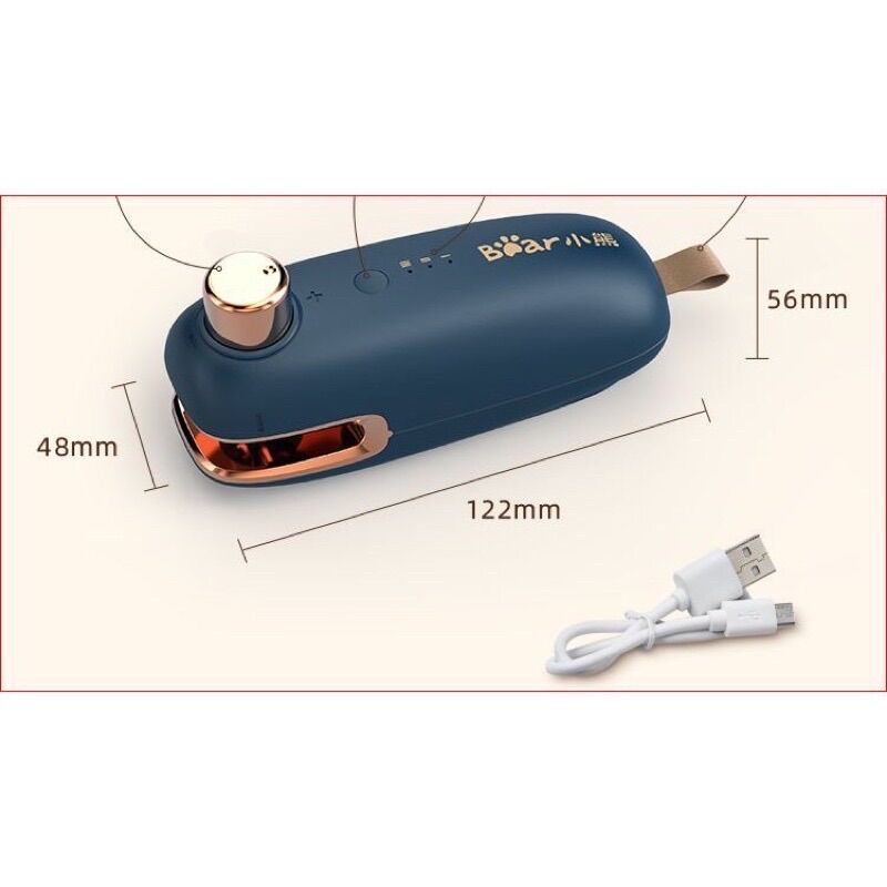 Máy hàn miệng túi mini cầm tay chính hãng Bear