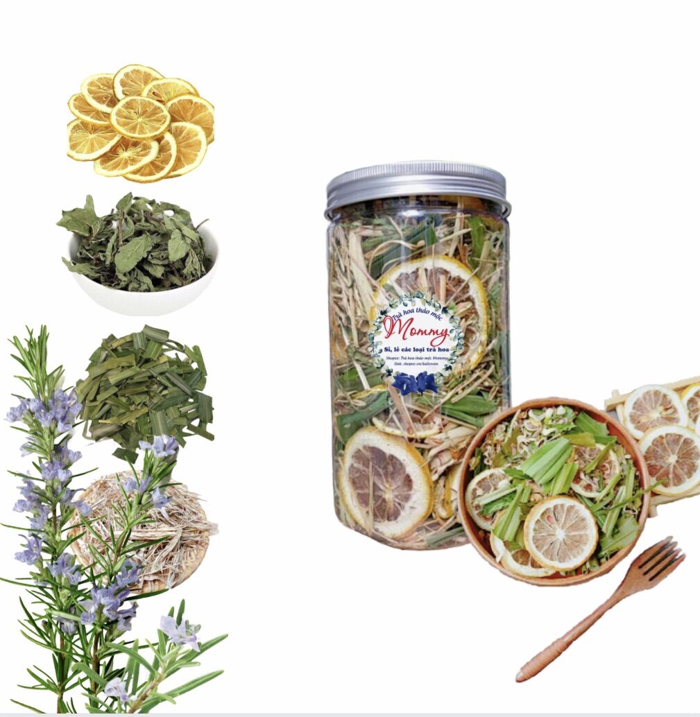 Trà chanh sả bạc hà gói 120g