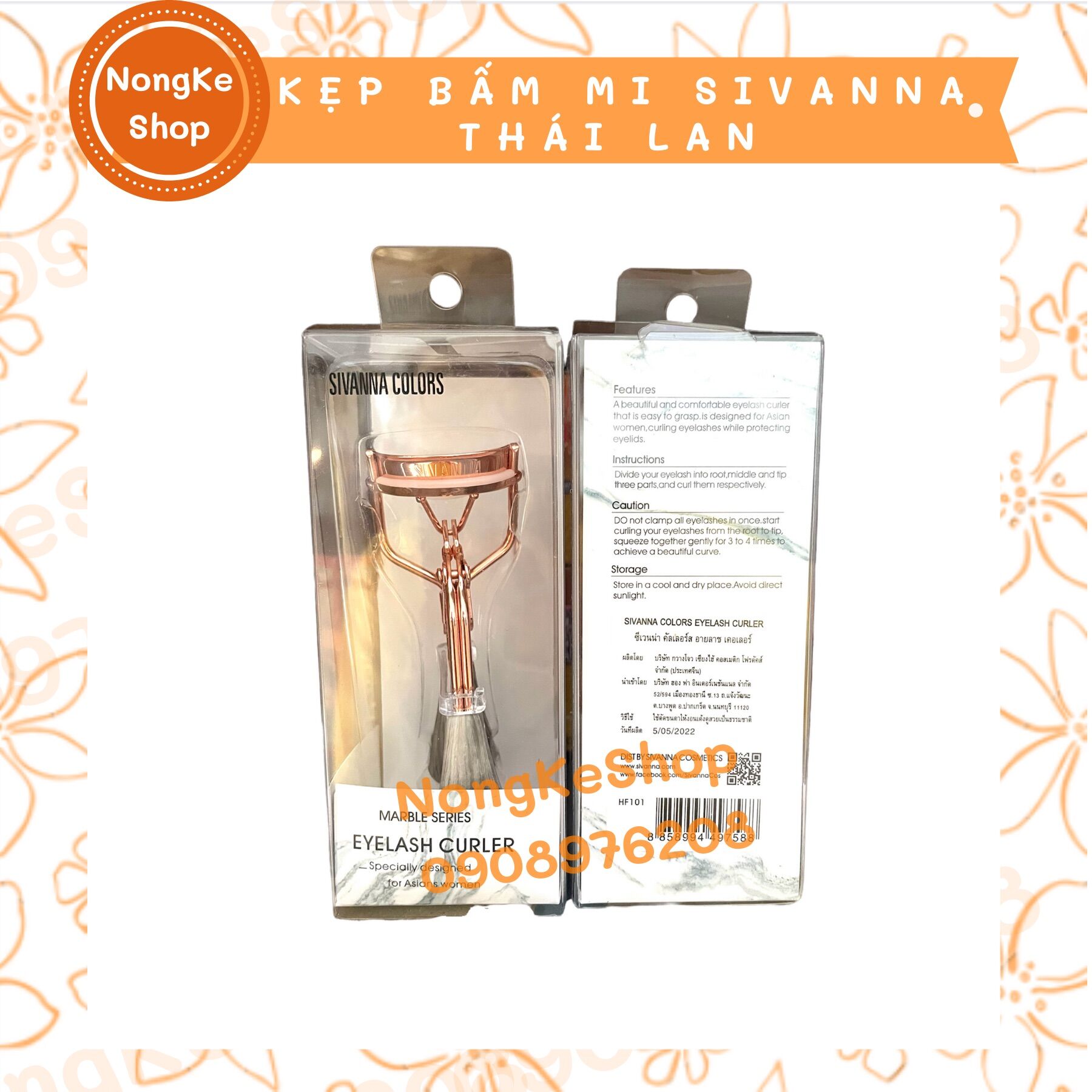 Kẹp bấm mi sivanna thái lan