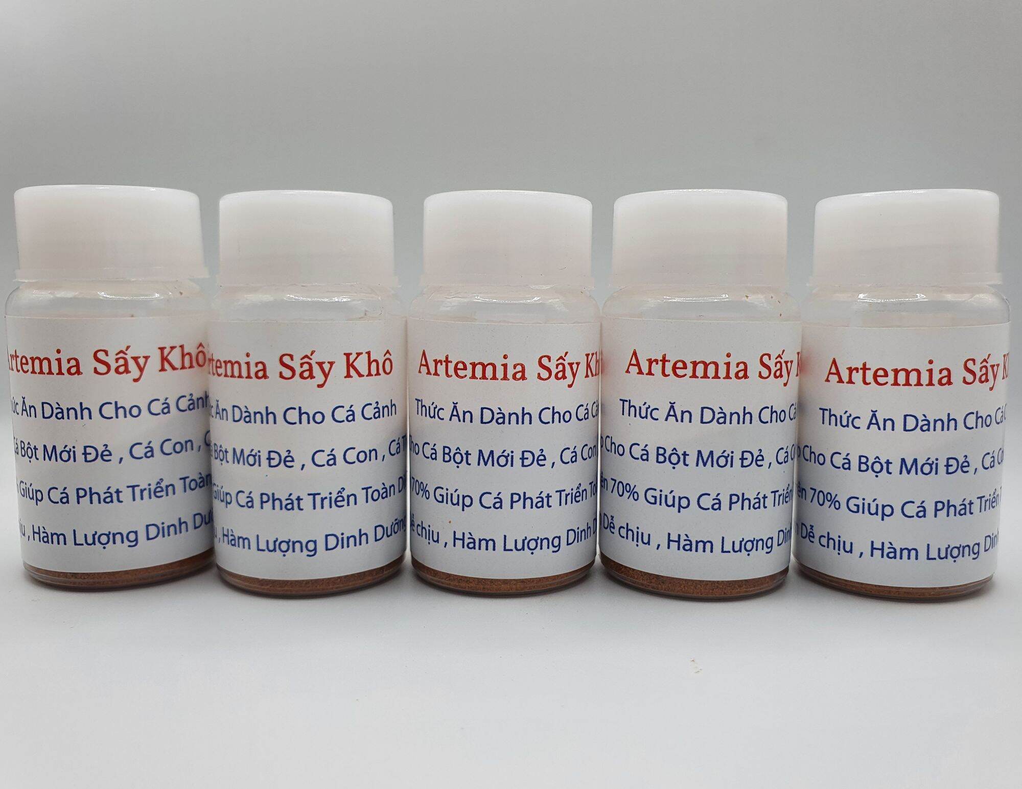 Artemia Sấy Khô (10g) : thức ăn cho cá , lên màu đẹp