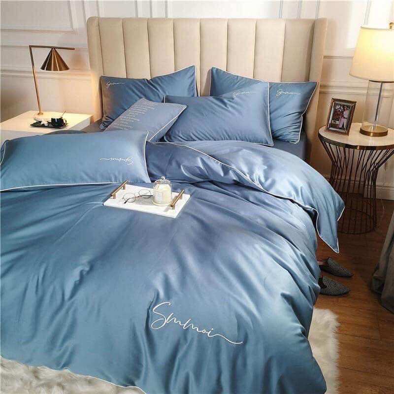 Set chăn ga gối lụa tencel sumoi