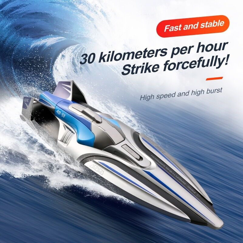 Tàu Cano điều khiển S1 tốc độ cao 30km/h ( tặng kèm đế trưng bày)