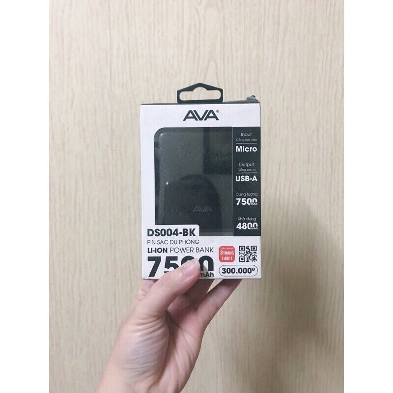 sạc dự phòng AVA 7500