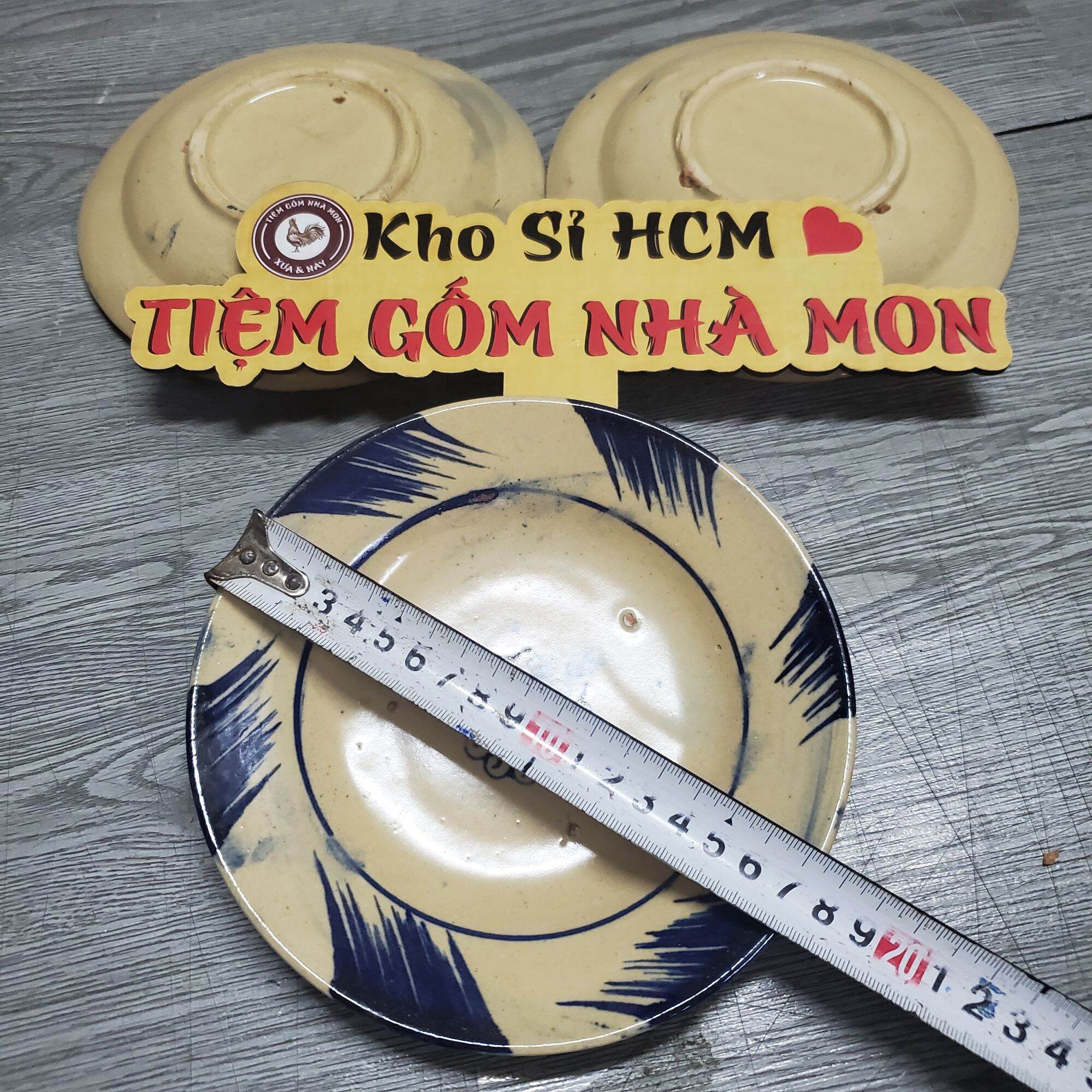 COMBO 3c~5c 🍜DĨA NHỎ 🍝8inch Mẫu Phết GỐM XƯA