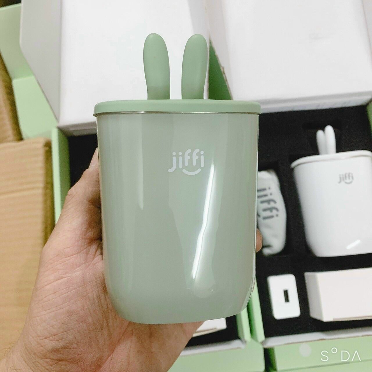 Máy Hâm Sữa Không Dây Cầm Tay JIFFI 3.0( Bảo hành 12 tháng)