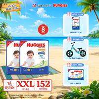 [Chỉ 25-29.06 GIẢM THÊM 90K]  Combo 2 Gói Tã/bỉm quần HUGGIES SKINCARE MEGA JUMBO size XXL76+4 miếng