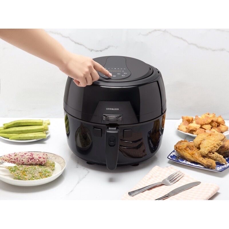 Nồi chiên không dầu lock&lock 6.5l - ejf286blk