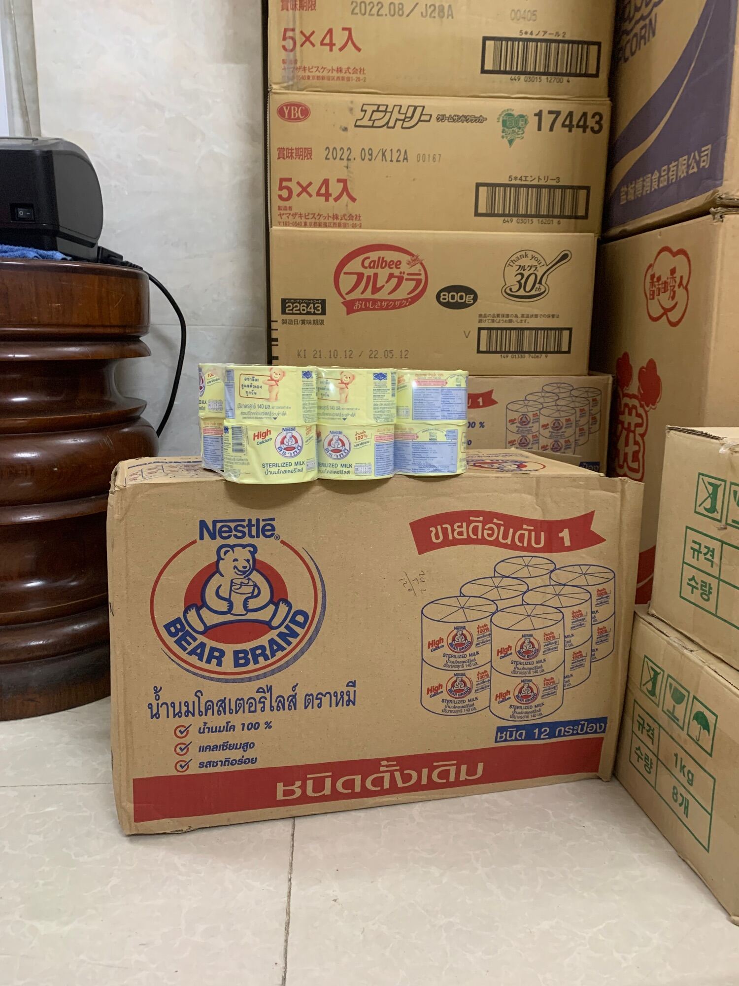 Sữa gấu Nestle chính hãng 140ml lốc 12 lon Thái Lan 5 2024