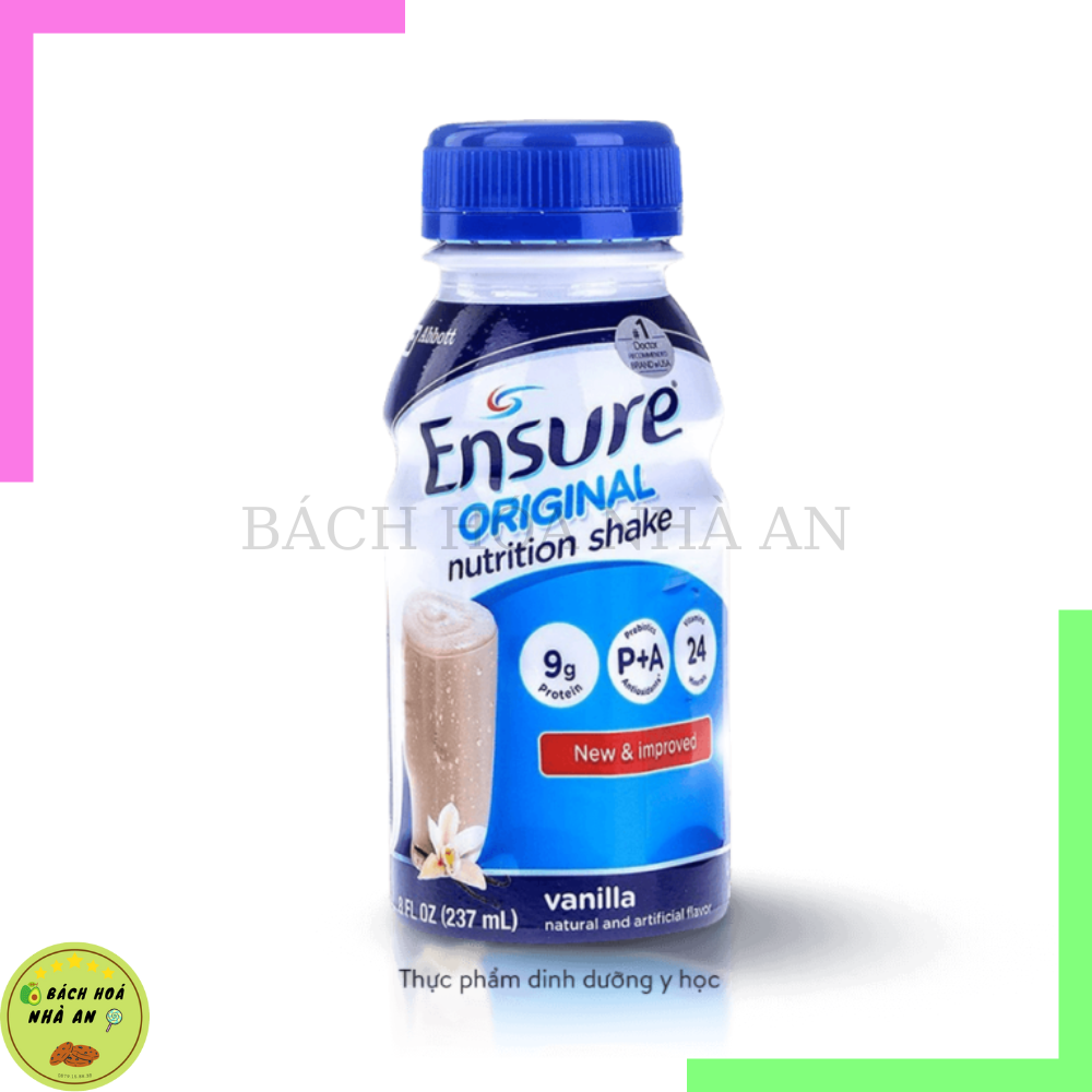 Lốc 6 chai sữa Ensure Vani 237ml - Date mới