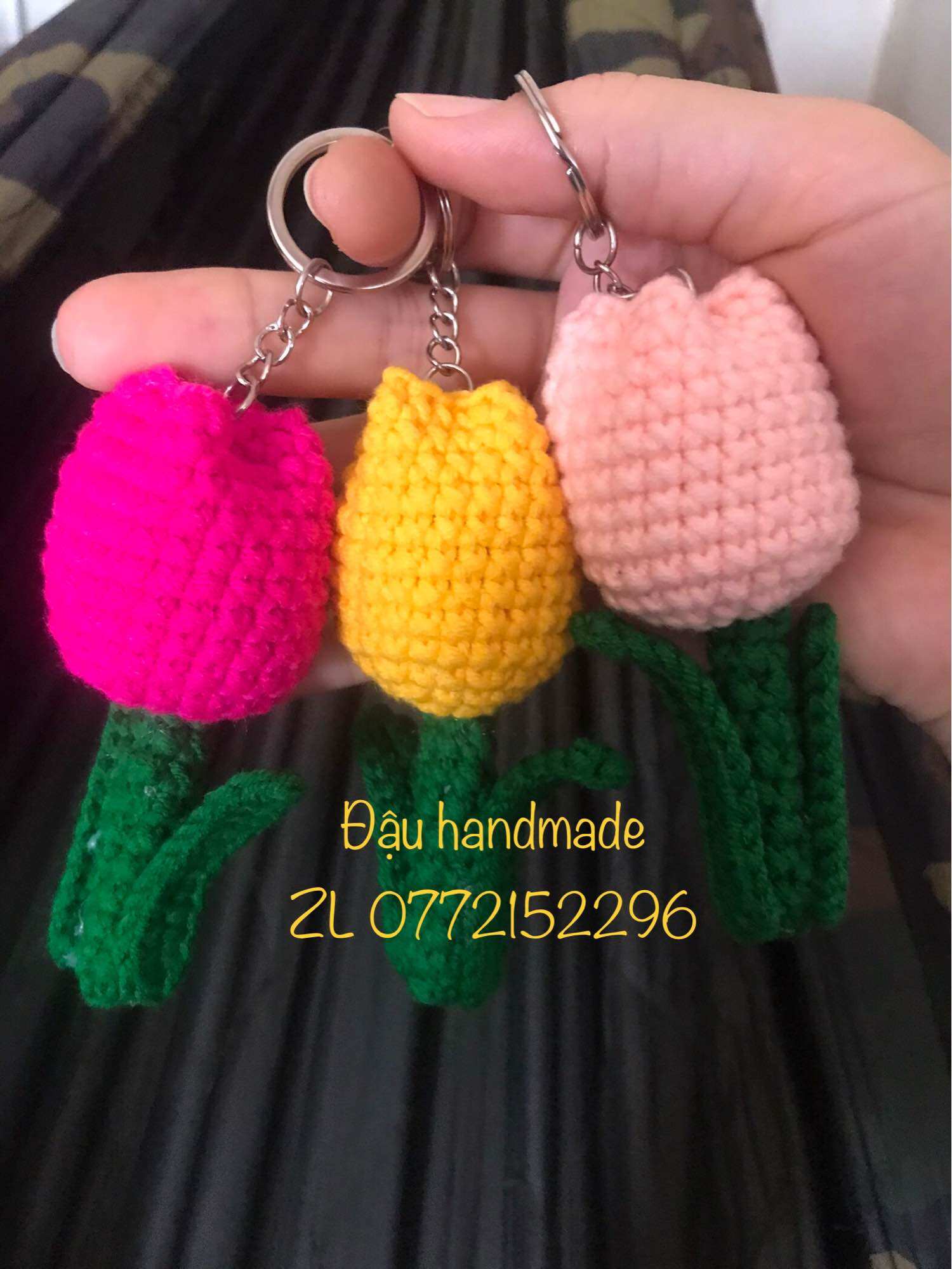 Móc khoá hoa tulip