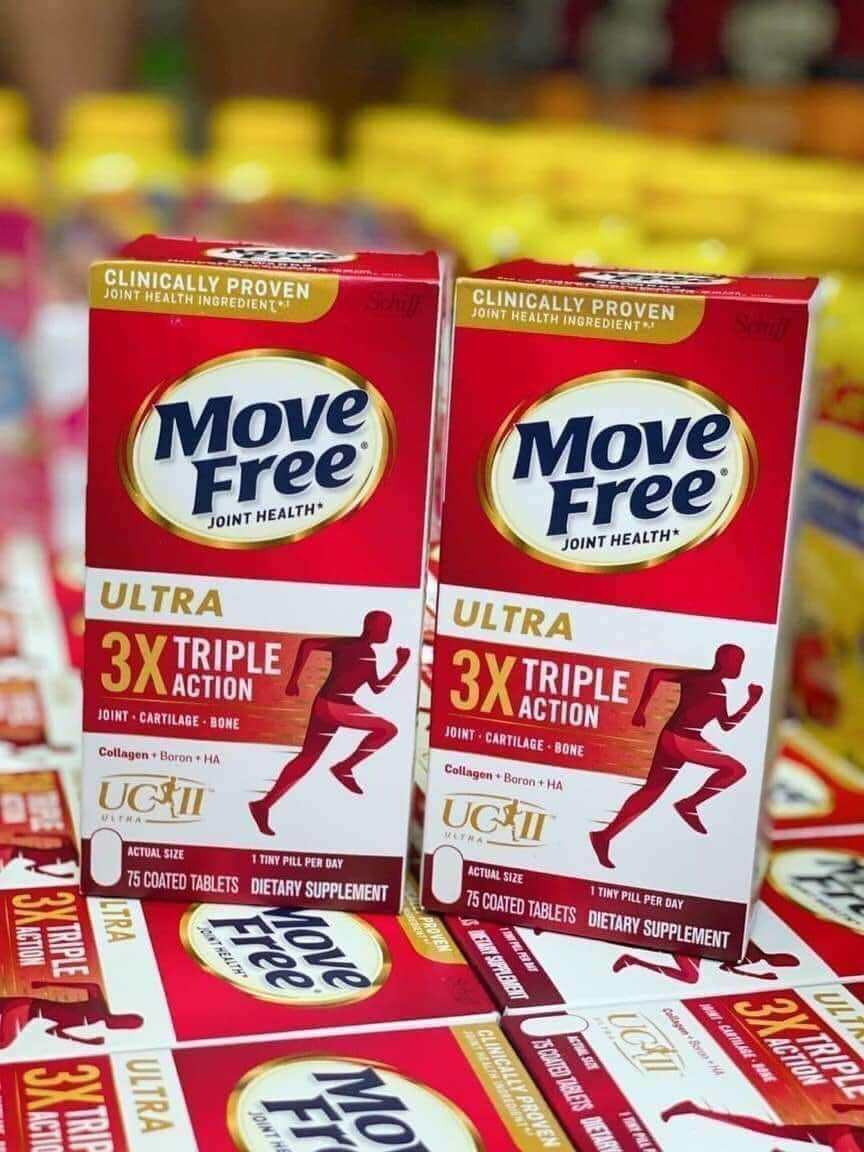 Bổ sụn khớp MOVE FREE ULTRA 75 viên - Hàng mua tại siêu thị COSTCO.