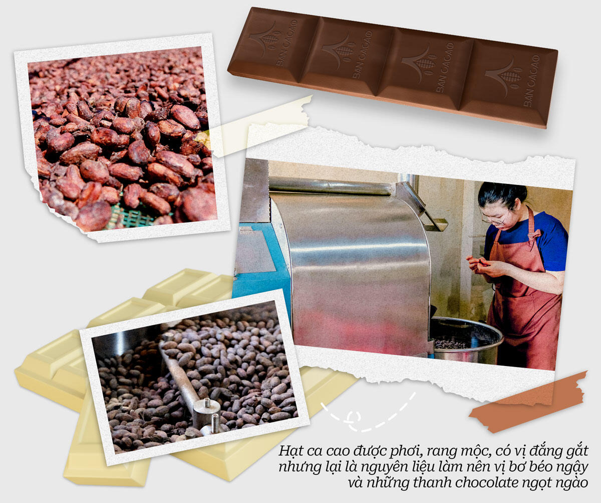 Dark chocolate 72% bar - Vietnam chocolate Bản Cacao