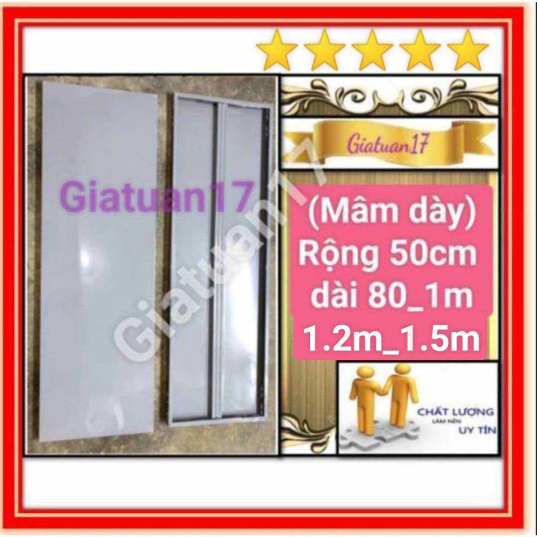 Mâm sắt vê lỗ rộng 50cm (dài 80cm,1m,1.2m,1.5m) ⭐ dày từ 8zem-1 li⭐ sơn tĩnh điện