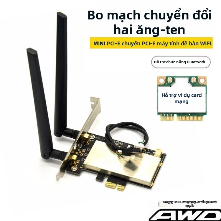 SHIYINBEIBI | Wireless Card Adapter MINI PCI-E to PCI-E Giá 159,000 Đồng*Miễn phí vận chuyển