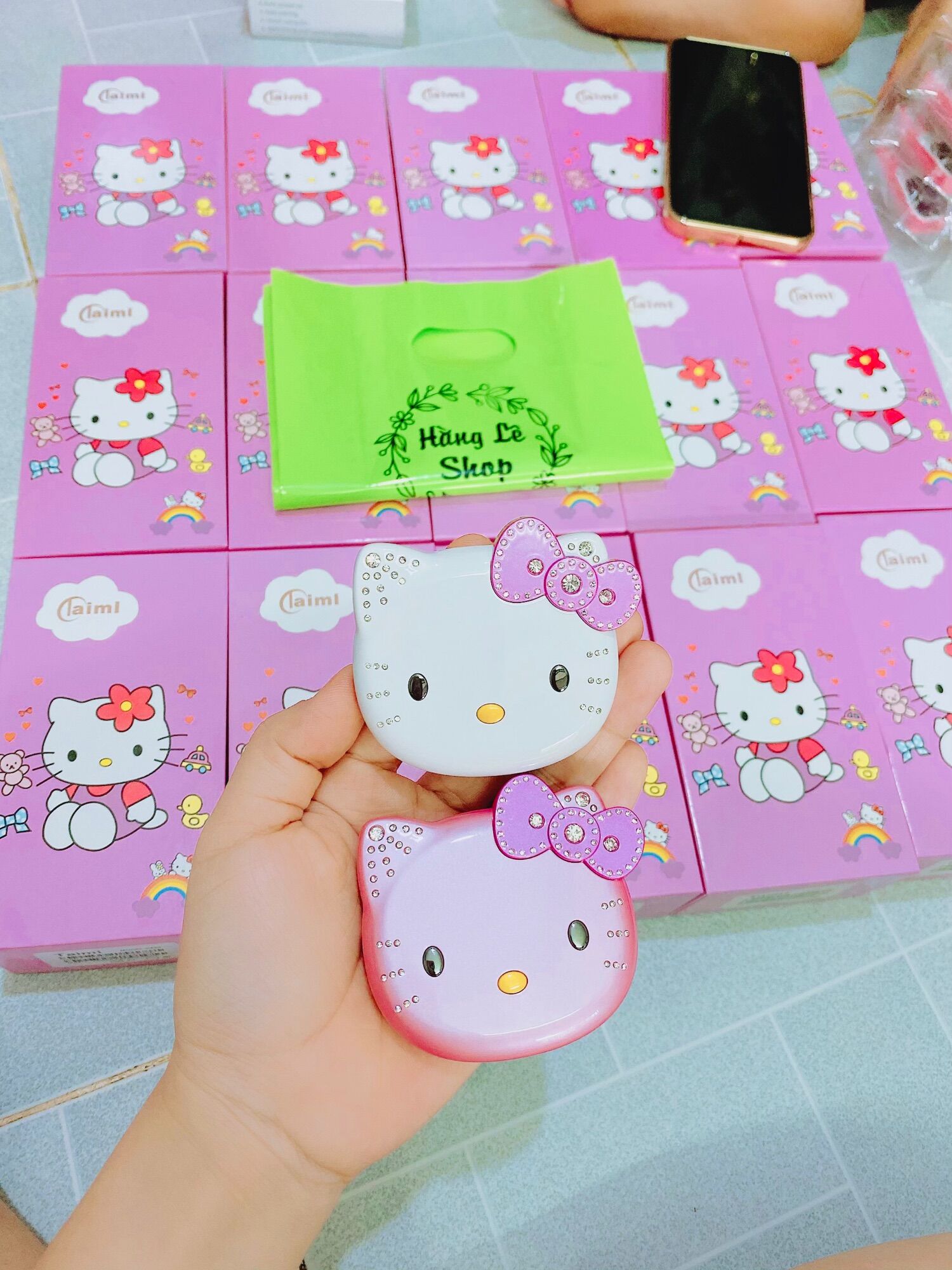 Điện thoại hello kitty mini ( tặng kèm sim)