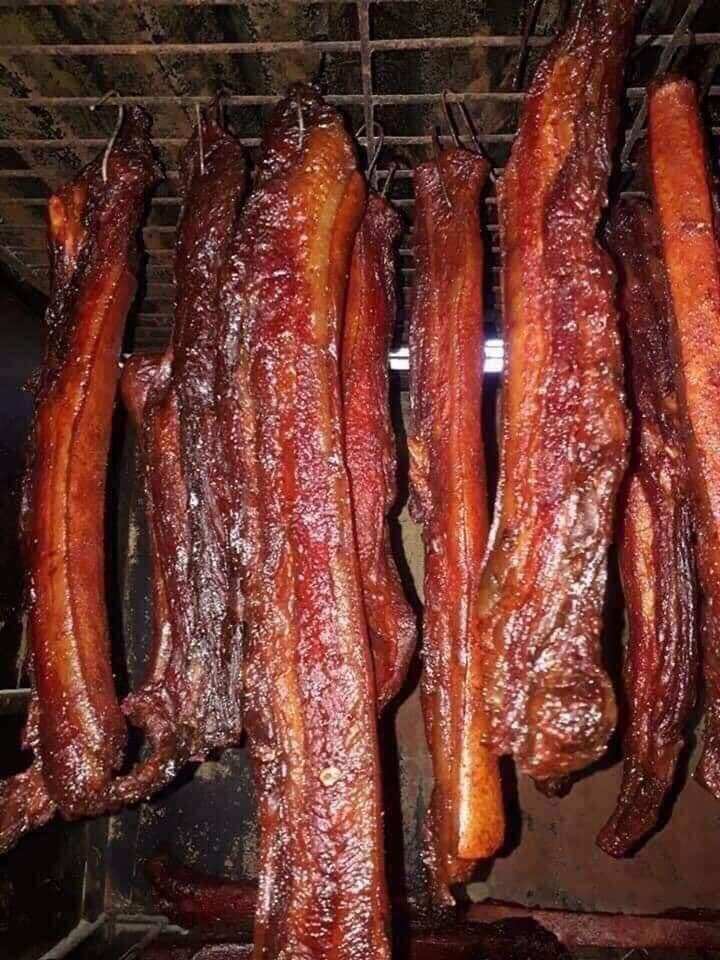 Ba chỉ gác bếp (ba chỉ Hun Khói )