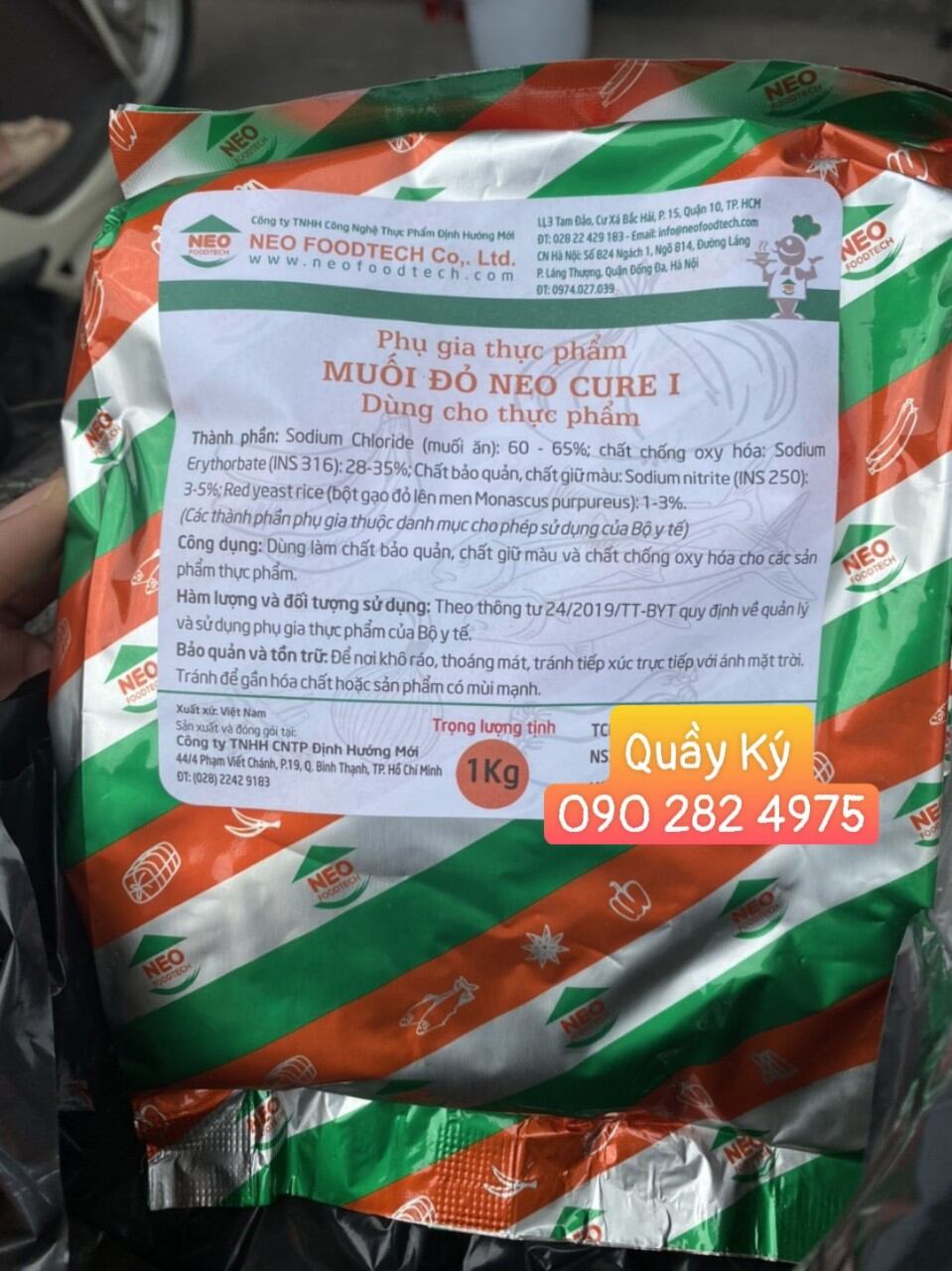 Muối đỏ neo cure 1kg