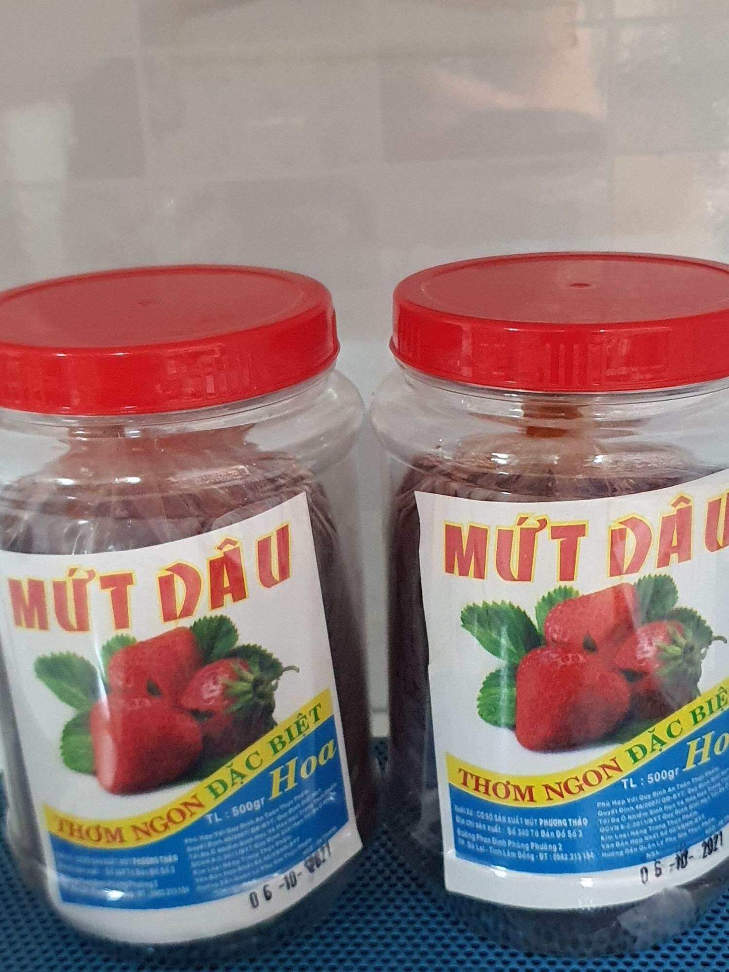 mứt dâu ĐÀ LẠT đặc biệt HỦ 500GR