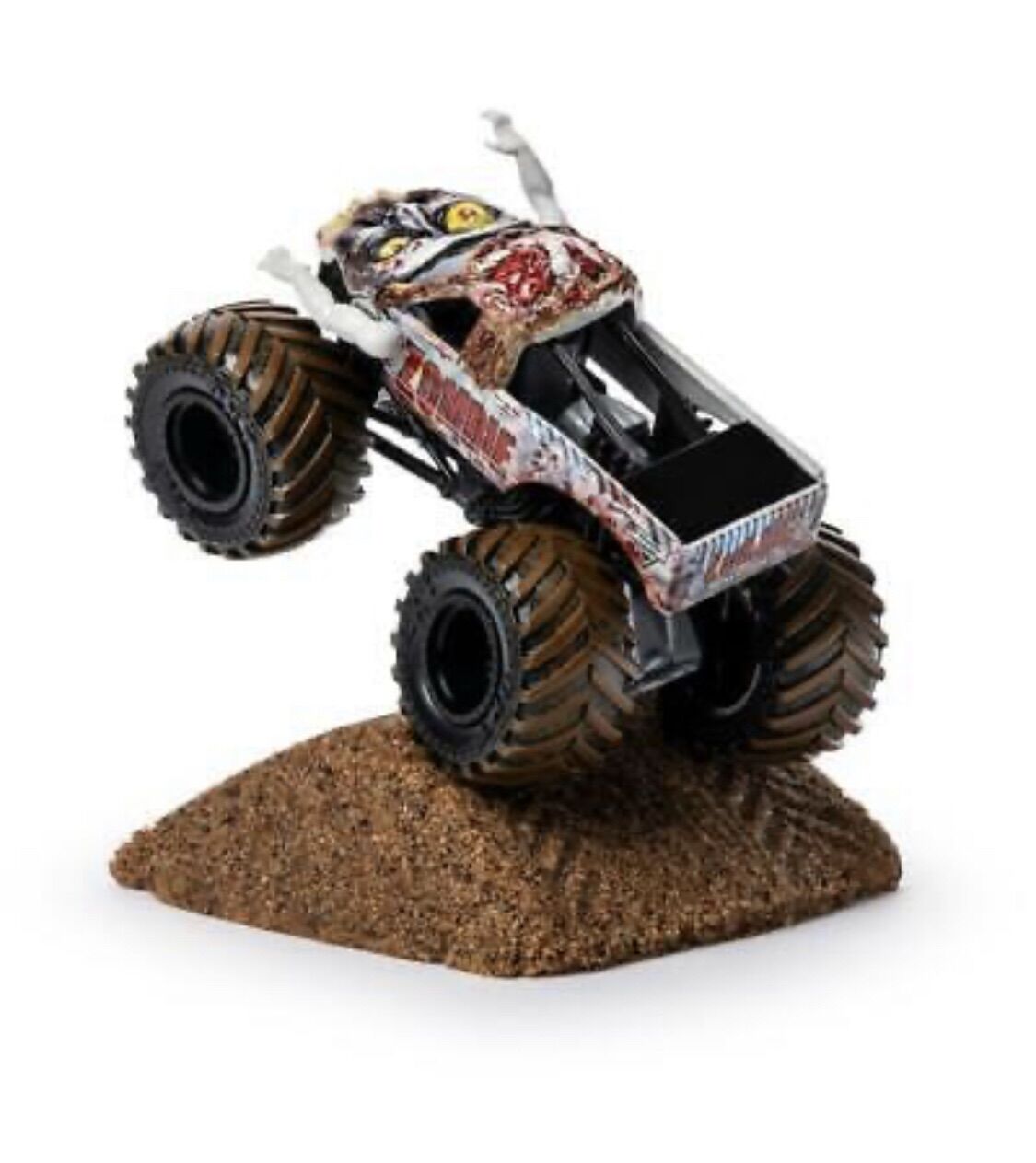 Mô hình Monster Jam Zombie gồm xe và cát, phụ kiện