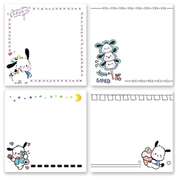 Set 80 tờ giấy note , giấy ghi chú pochacco